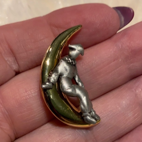 Vintage Venetian Pewter Brooch!!! - Picture 2 of 2